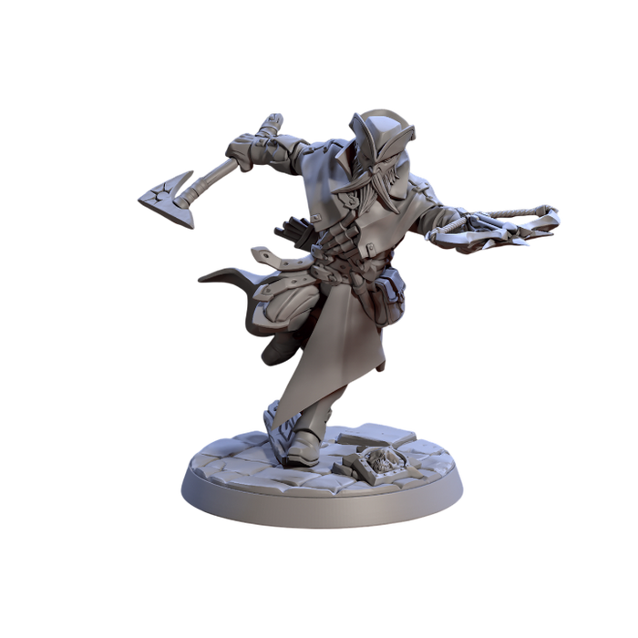 Requiem Demon Hunter, 12k Resin Dungeons and Dragons DnD Miniatures D&D Mini 32mm Lot