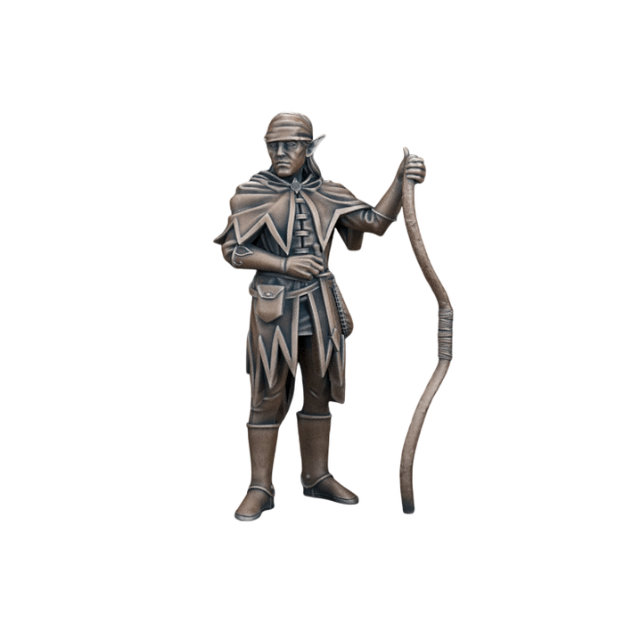 Elf Ranger Male, 12k Resin Dungeons and Dragons DnD Miniatures D&D Mini 32mm Lot