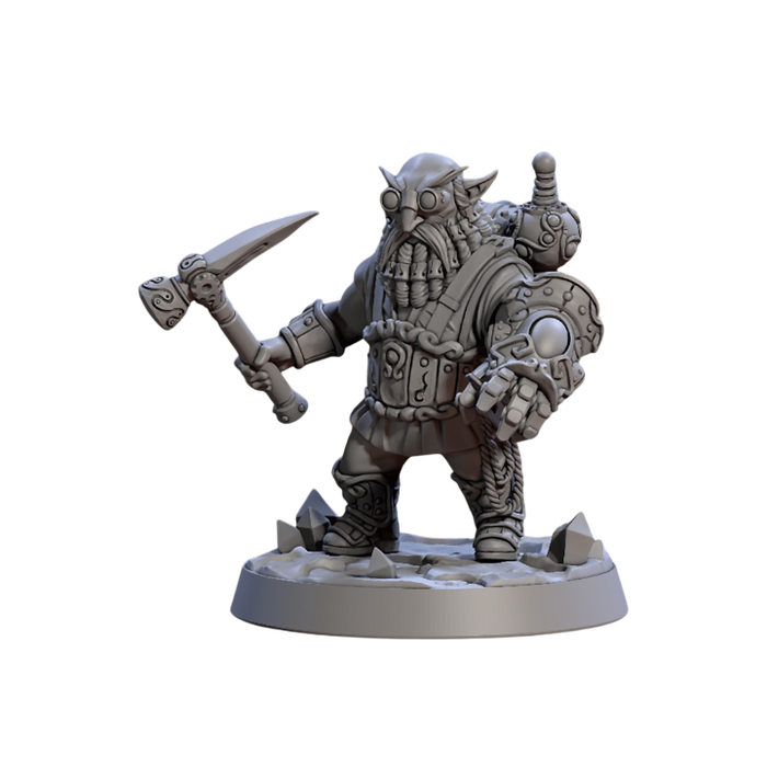 Golemmar Gnome, 12k Resin Dungeons and Dragons DnD Miniatures D&D Mini 32mm Lot