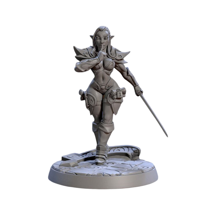 Lythalia Knight Pinup, 12k Resin Dungeons and Dragons Miniatures DnD D&D Mini 32mm Lot
