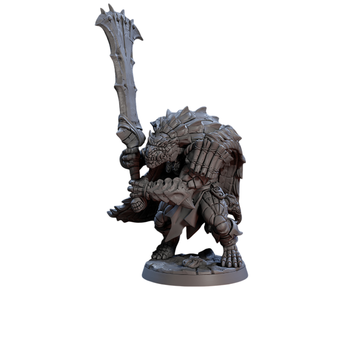 Frostheart Lizard, 12k Resin Dungeons and Dragons DnD Miniatures D&D Mini 32mm Lot