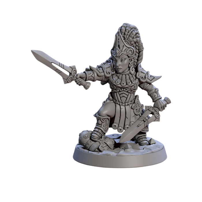 Golemmar Gnome Ishtara, 12k Resin Dungeons and Dragons DnD Miniatures D&D Mini 32mm Lot