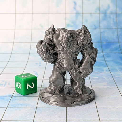 Ice Elemental Golem, Dungeons and Dragons Miniatures DnD D&D Mini