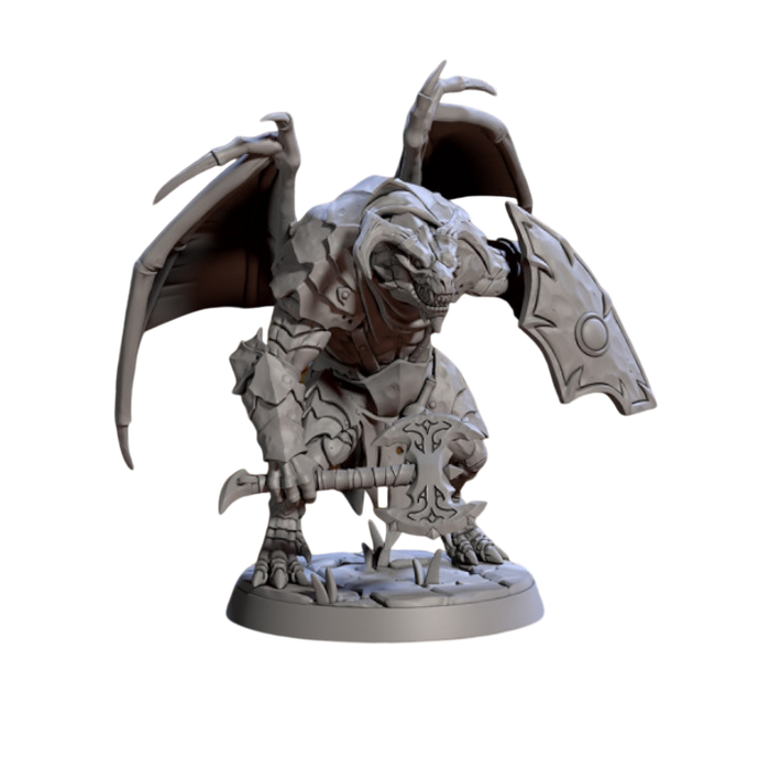 Draconian Shock Troop, 12k Resin Dungeons and Dragons DnD Miniatures D&D Mini 32mm Lot