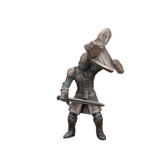 Castle Soldier, 12k Resin Dungeons and Dragons DnD Miniatures D&D Mini 32mm Lot