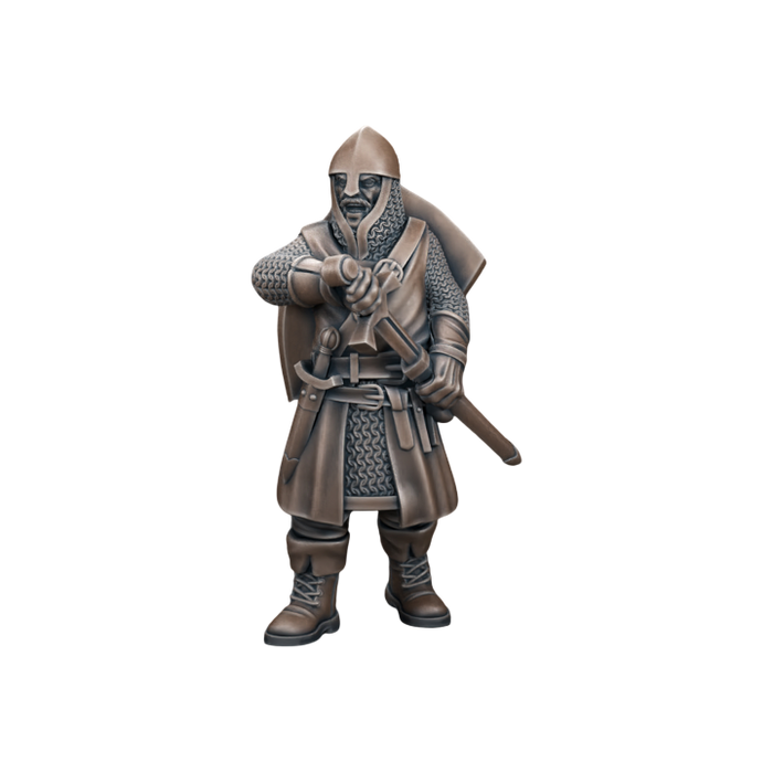 Town Guard, 12k Resin Dungeons and Dragons DnD Miniatures D&D Mini 32mm Lot