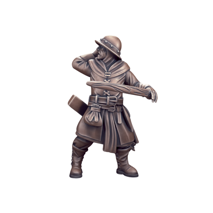 Townspeople Archer, 12k Resin Dungeons and Dragons DnD Miniatures D&D Mini 32mm Lot