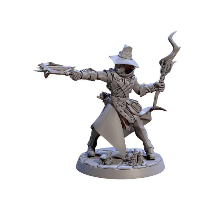 Requiem Demon Hunter, 12k Resin Dungeons and Dragons DnD Miniatures D&D Mini 32mm Lot