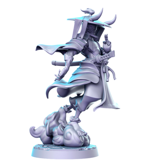 Oni Ronin, 14k Resin Dungeons and Dragons DnD Miniatures D&D Mini