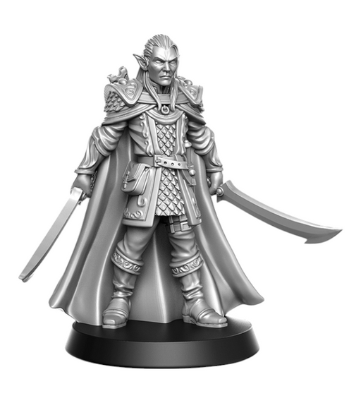 Evendil Gennala, 14k Resin Dungeons and Dragons DnD Miniatures D&D Mini