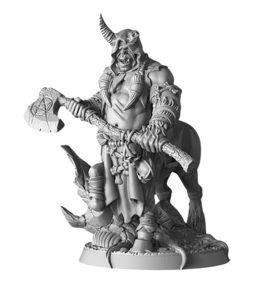Gorknod, 14k Resin Dungeons and Dragons DnD Miniatures D&D Mini