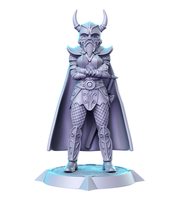 Kitiara, 14k Resin Dungeons and Dragons DnD Miniatures D&D Mini