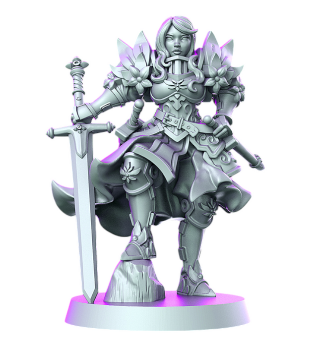 Angeline, 14k Resin Dungeons and Dragons DnD Miniatures D&D Mini 32mm