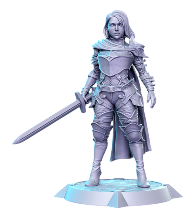 Elma, 14k Resin Dungeons and Dragons DnD Miniatures D&D Mini
