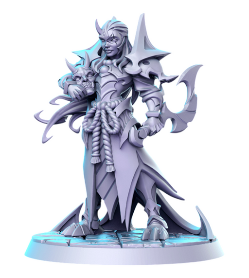 Oni Warrior, 14k Resin Dungeons and Dragons DnD Miniatures D&D Mini