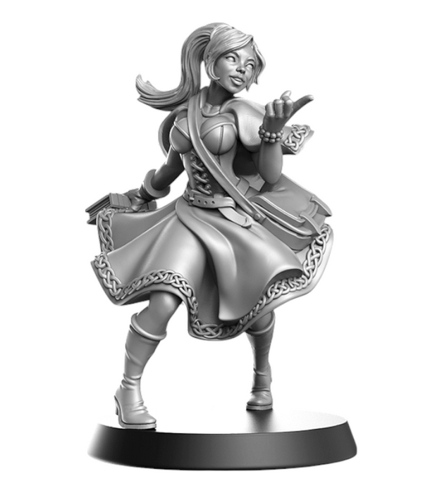 Elisa, 14k Resin Dungeons and Dragons DnD Miniatures D&D Mini