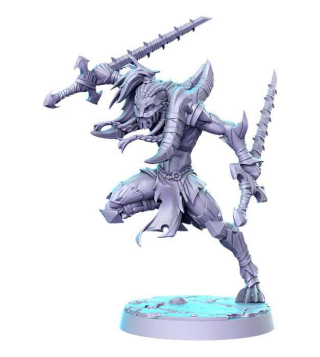 Kujlab, 14k Resin Dungeons and Dragons DnD Miniatures D&D Mini