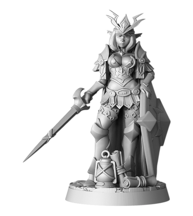 Ilethia, 14k Resin Dungeons and Dragons DnD Miniatures D&D Mini