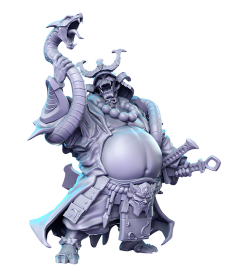 Oni General, 14k Resin Dungeons and Dragons DnD Miniatures D&D Mini