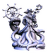 Captain Quidd, 14k Resin Dungeons and Dragons DnD Miniatures D&D Mini 32mm