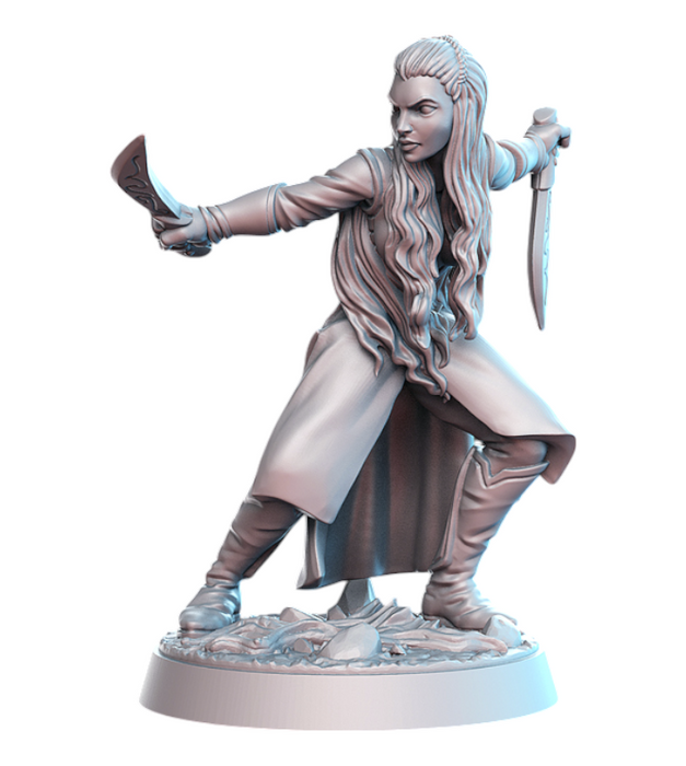 Aurielle, 14k Resin Dungeons and Dragons DnD Miniatures D&D Mini 32mm