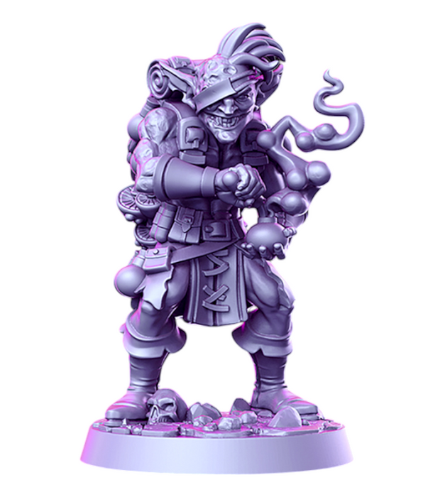 Baznazz, 14k Resin Dungeons and Dragons DnD Miniatures D&D Mini 32mm