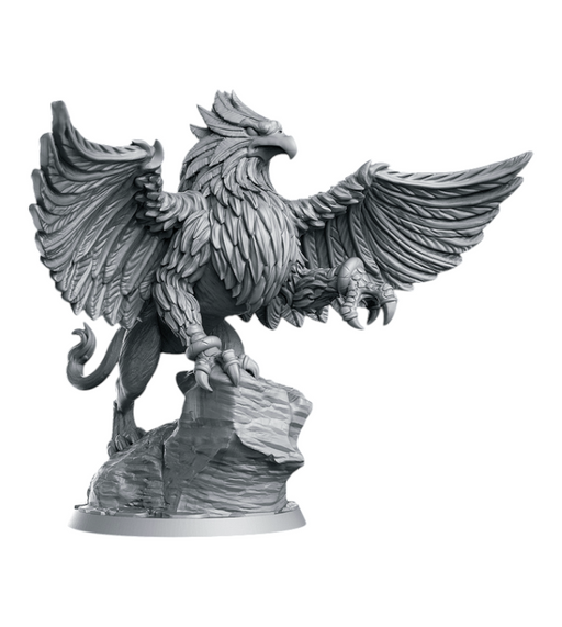 Skreek Gryphon, 14k Resin Dungeons and Dragons DnD Miniatures D&D Mini 32mm