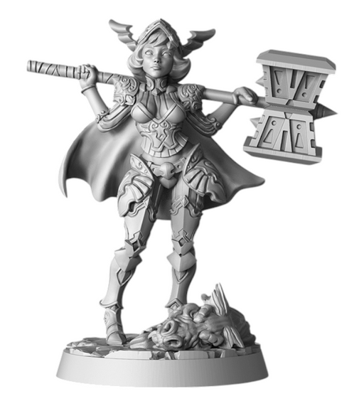 Death Bringer, 14k Resin Dungeons and Dragons DnD Miniatures D&D Mini