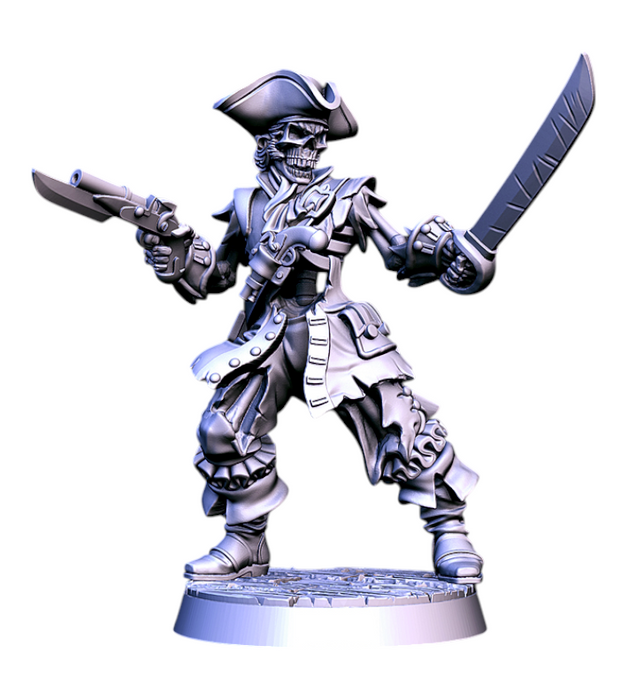 Billy The Bone, 14k Resin Dungeons and Dragons DnD Miniatures D&D Mini 32mm