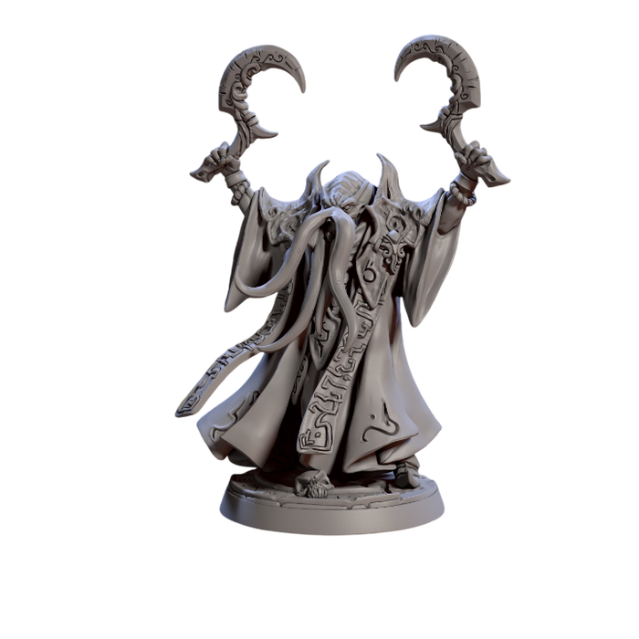 Slathaai Illithid, 12k Resin Dungeons and Dragons DnD Miniatures D&D Mini 32mm Lot