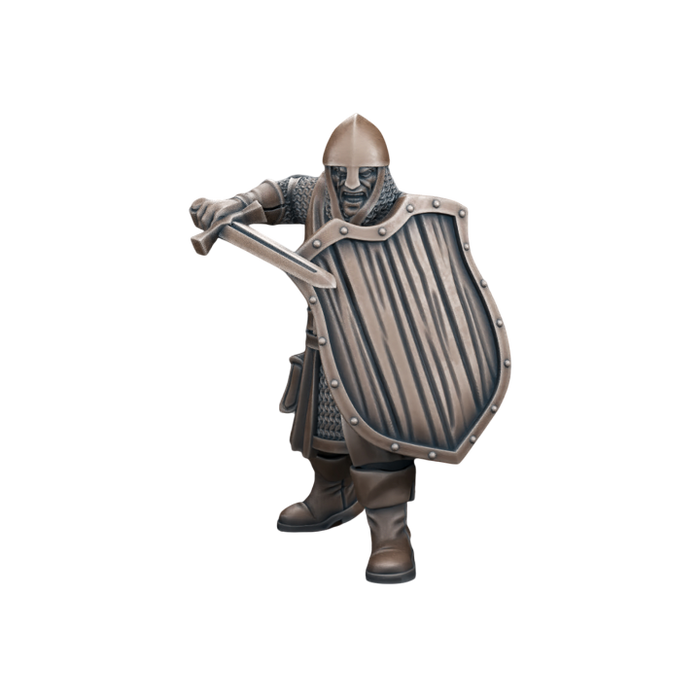 Town Guard, 12k Resin Dungeons and Dragons DnD Miniatures D&D Mini 32mm Lot