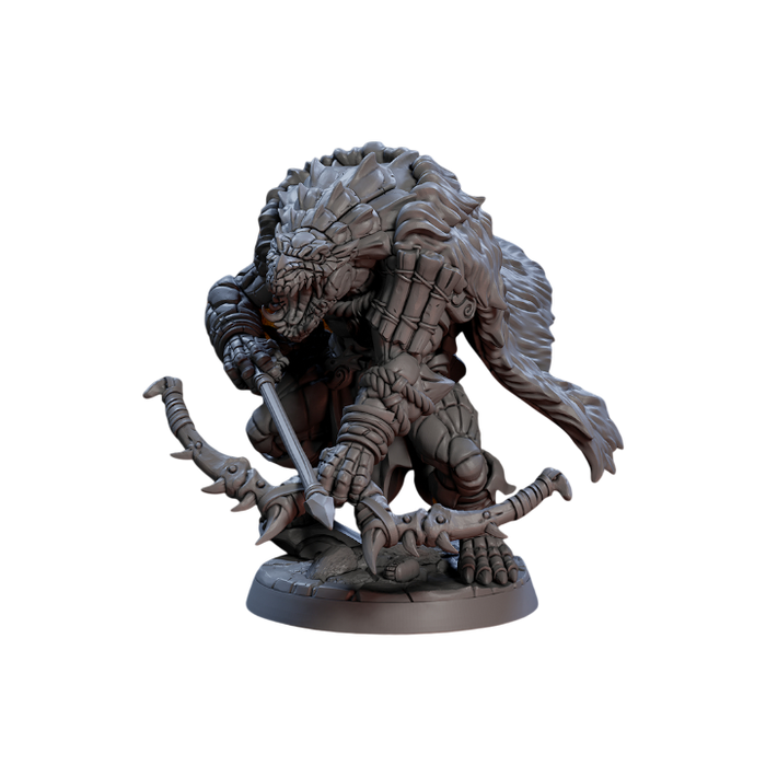 Frostheart Lizard, 12k Resin Dungeons and Dragons DnD Miniatures D&D Mini 32mm Lot