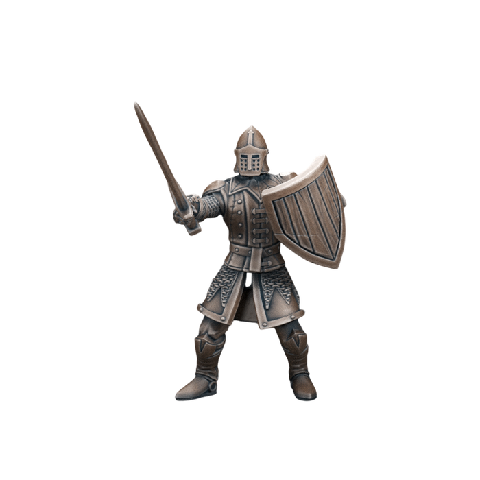 Castle Soldier, 12k Resin Dungeons and Dragons DnD Miniatures D&D Mini 32mm Lot