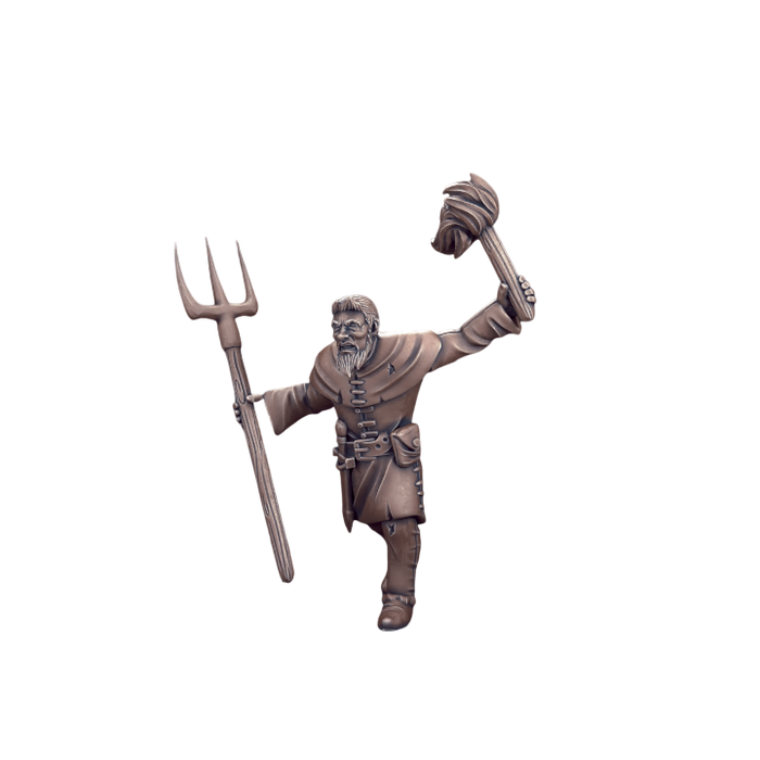 Mob Villager, 12k Resin Dungeons and Dragons DnD Miniatures D&D Mini 32mm Lot