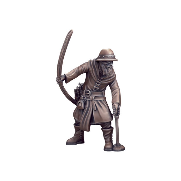 Townspeople Archer, 12k Resin Dungeons and Dragons DnD Miniatures D&D Mini 32mm Lot
