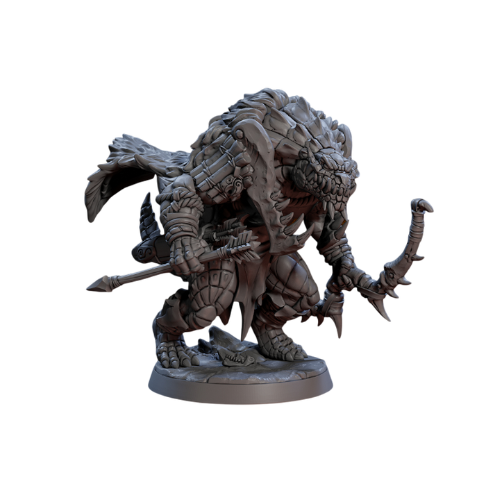 Frostheart Lizard, 12k Resin Dungeons and Dragons DnD Miniatures D&D Mini 32mm Lot