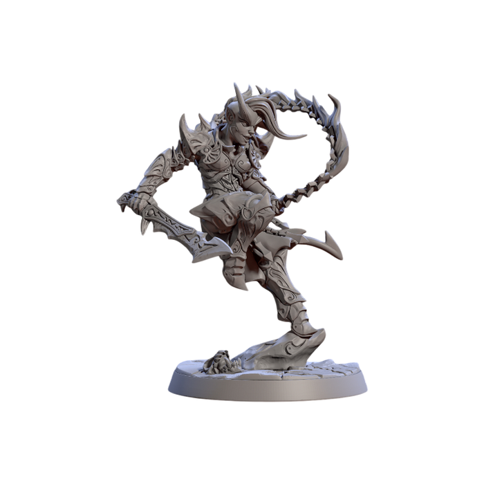Mezzalfiend Demon, 12k Resin Dungeons and Dragons DnD Miniatures D&D Mini 32mm Lot