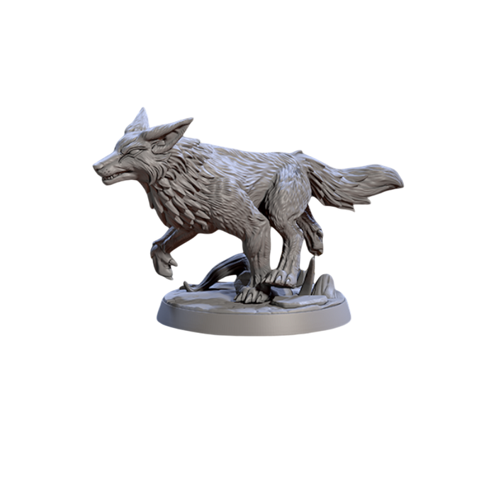 Lurikeen Mystic Fox, 12k Resin Dungeons and Dragons DnD Miniatures D&D Mini 32mm Lot
