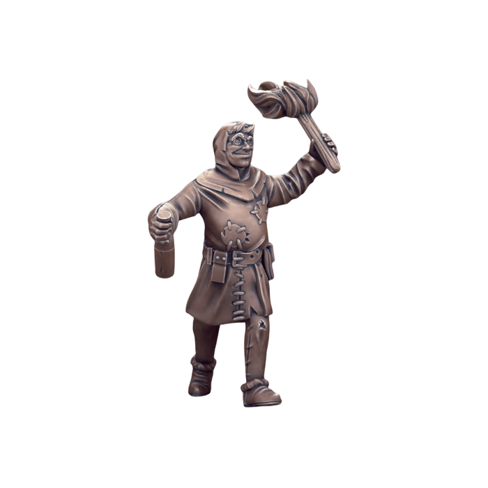 Mob Villager, 12k Resin Dungeons and Dragons DnD Miniatures D&D Mini 32mm Lot