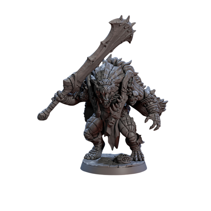 Frostheart Lizard, 12k Resin Dungeons and Dragons DnD Miniatures D&D Mini 32mm Lot