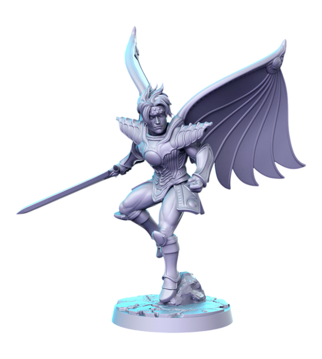 Dart Feld Winged, 14k Resin Dungeons and Dragons DnD Miniatures D&D Mini 32mm