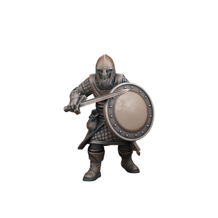 Town Guard, 12k Resin Dungeons and Dragons DnD Miniatures D&D Mini 32mm Lot