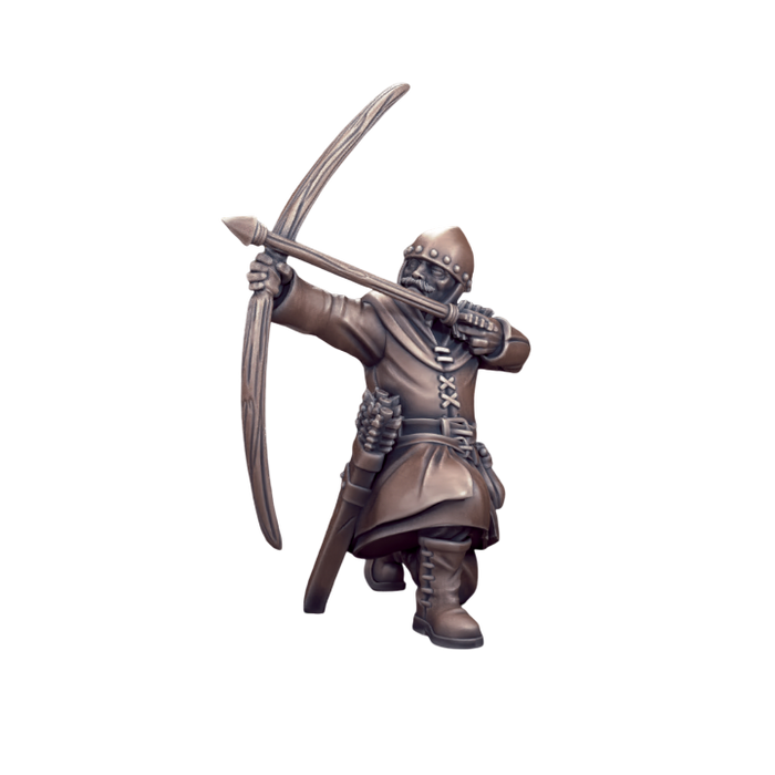 Townspeople Archer, 12k Resin Dungeons and Dragons DnD Miniatures D&D Mini 32mm Lot