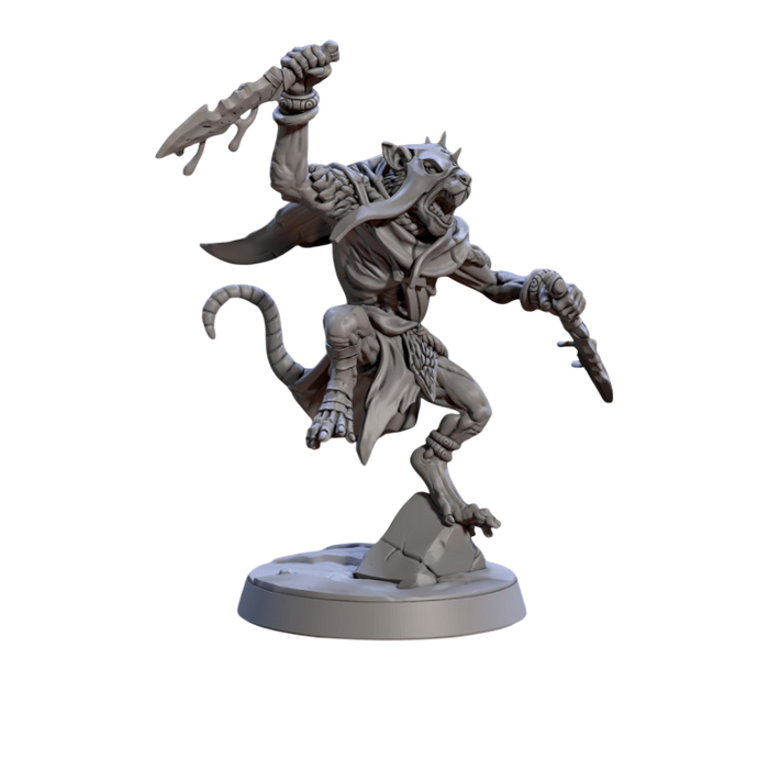 Sandfang Ratkin, 12k Resin Dungeons and Dragons DnD Miniatures D&D Mini 32mm Lot