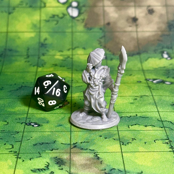 Monk Male 02, 12k Resin Dungeons and Dragons Miniatures DnD D&D Mini 32mm Lot