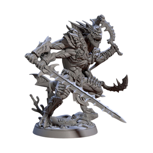 Makakuna Tide Champion Jurakin, 12k Resin Dungeons and Dragons Miniatures DnD D&D Mini 32mm Lot