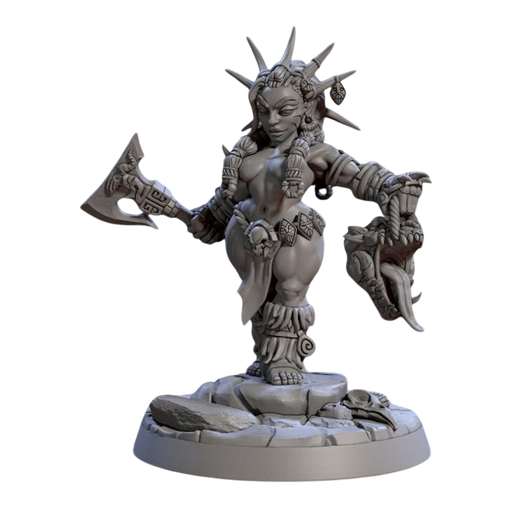 Thyra Blood Priestess, 12k Resin Dungeons and Dragons Miniatures DnD D&D Mini 32mm Lot
