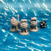 Turdle Adventurers (Set of 3), 12k Resin Dungeons and Dragons Miniatures DnD D&D Mini 32mm Lot