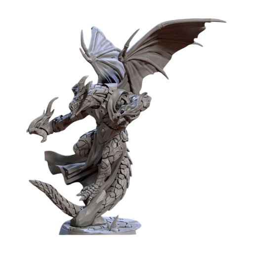 Draconian Flamagath, 12k Resin Dungeons and Dragons Miniatures DnD D&D Mini 32mm Lot