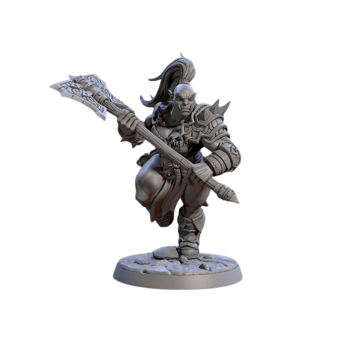 Blackcrag Mountain Orc E, 12k Resin Dungeons and Dragons Miniatures DnD D&D Mini 32mm Lot